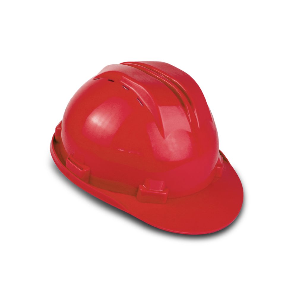 CASQUE CHANTIER PERFORE ROUGE GSP